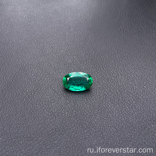 Натуральные зеленые изумруды Стандартные овальные Zambian Emeralds